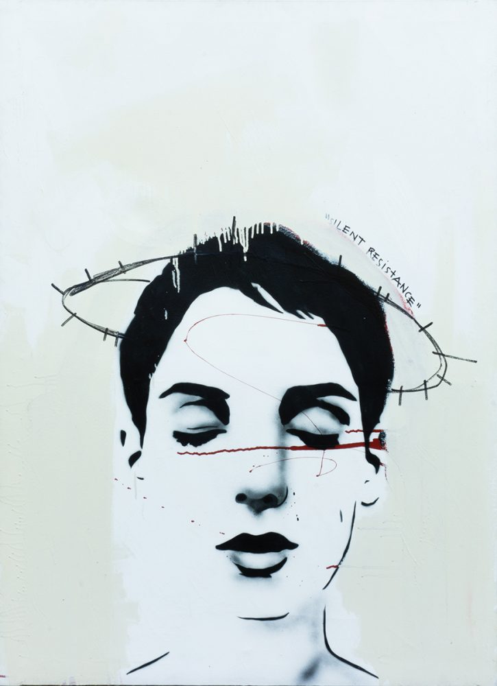 Daniel Malun Lange: silent resistance / 2004, 100 x 150 cm