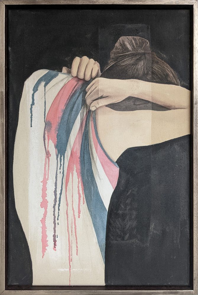 Daniel Malun Lange: blanket IV / 2020, 40 x 59 cm