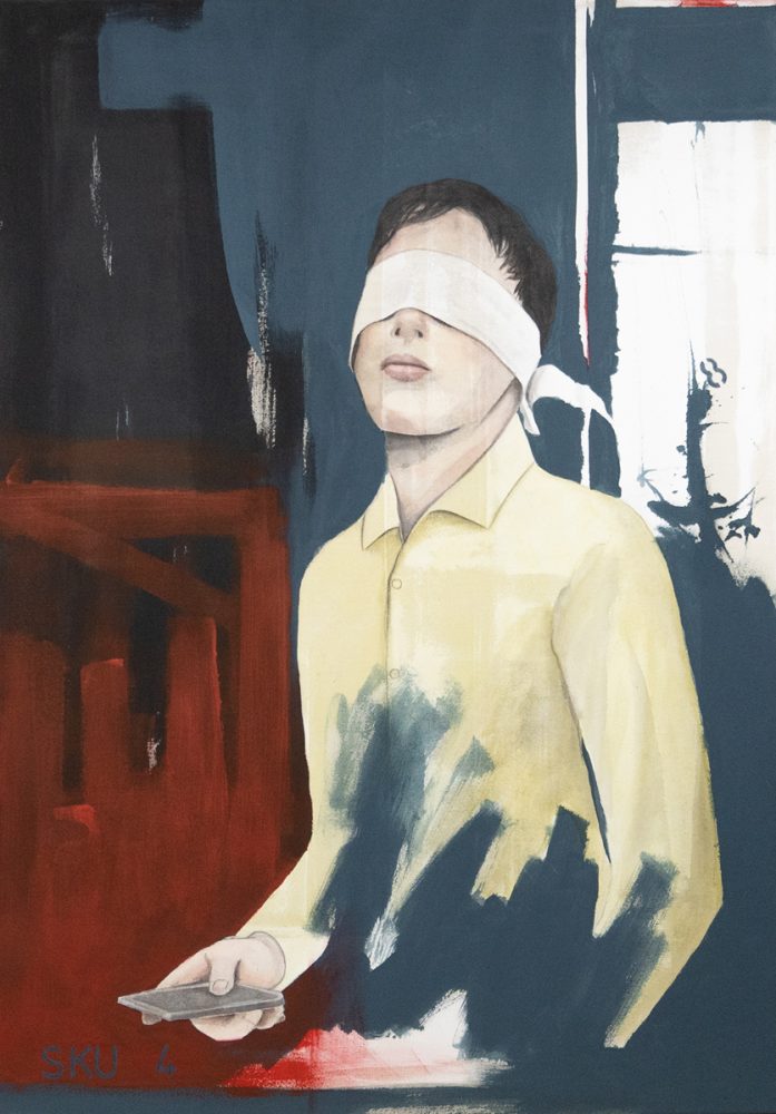 Daniel Malun Lange: blind / 2020, 70 x 100 cm