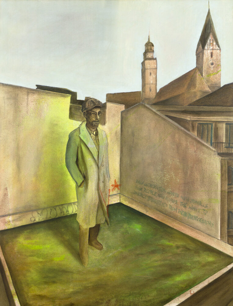 Daniel Malun Lange: Über den Dächern der Stadt / 2025, 65 x 85 cm