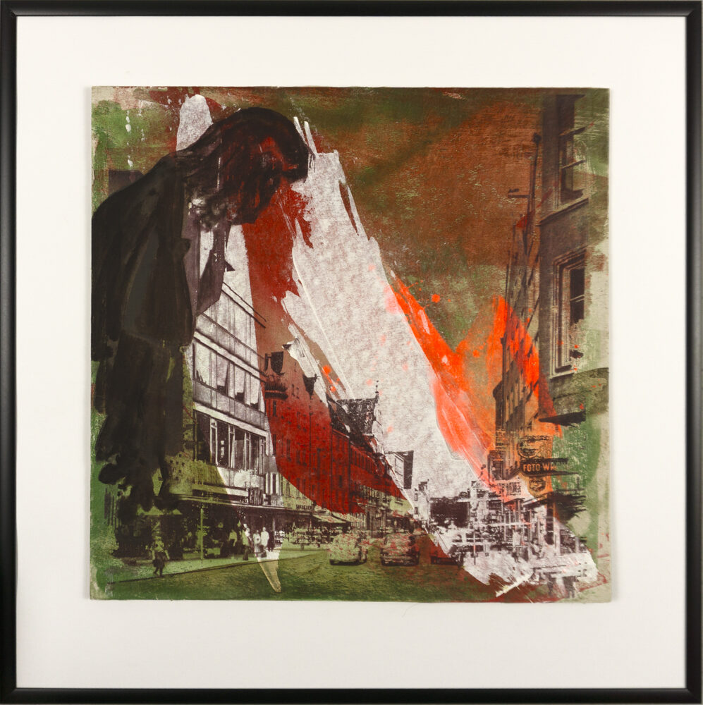 Daniel Malun Lange: Drive thru / 2025, 50 x 50 cm (gerahmt)