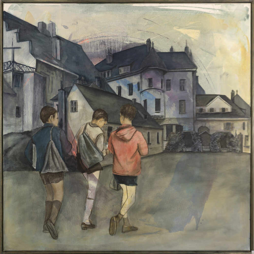 Daniel Malun Lange: Die heiligen 3 Könige / 2025, 80 x 80 cm (gerahmt)