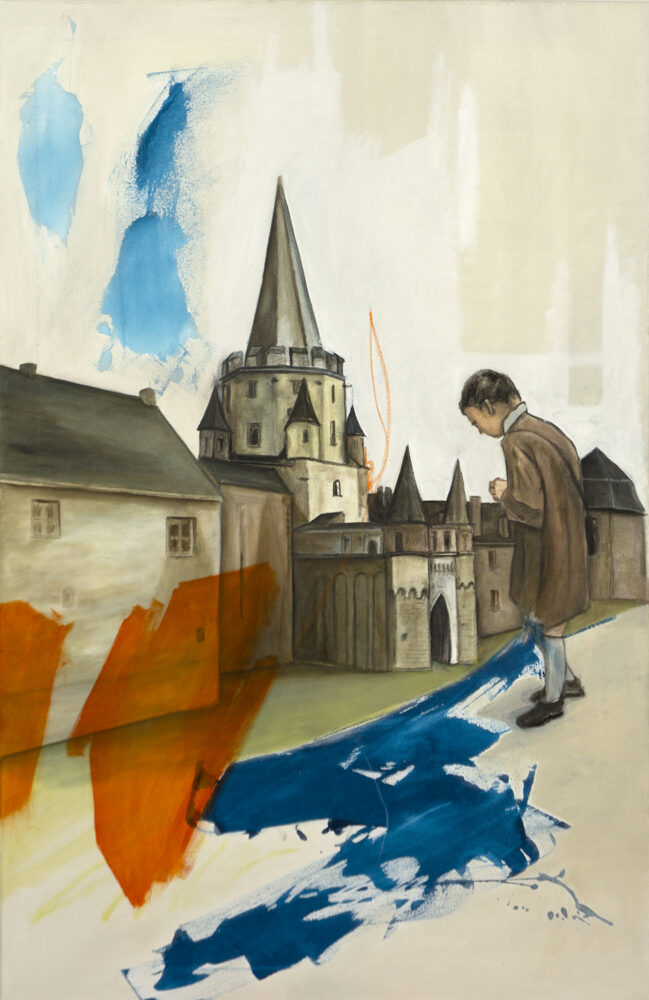 Daniel Malun Lange: Jeder Neuanfang ist schwer / 2025, 65 x 100 cm