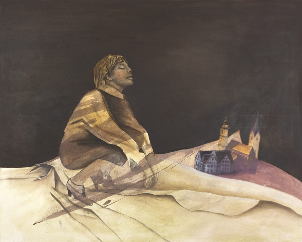 Daniel Malun Lange: Wir müssen das ändern! / 2025, 100 x 80 cm